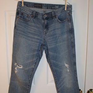 JCREW Brokenin Boyfriend Jeans